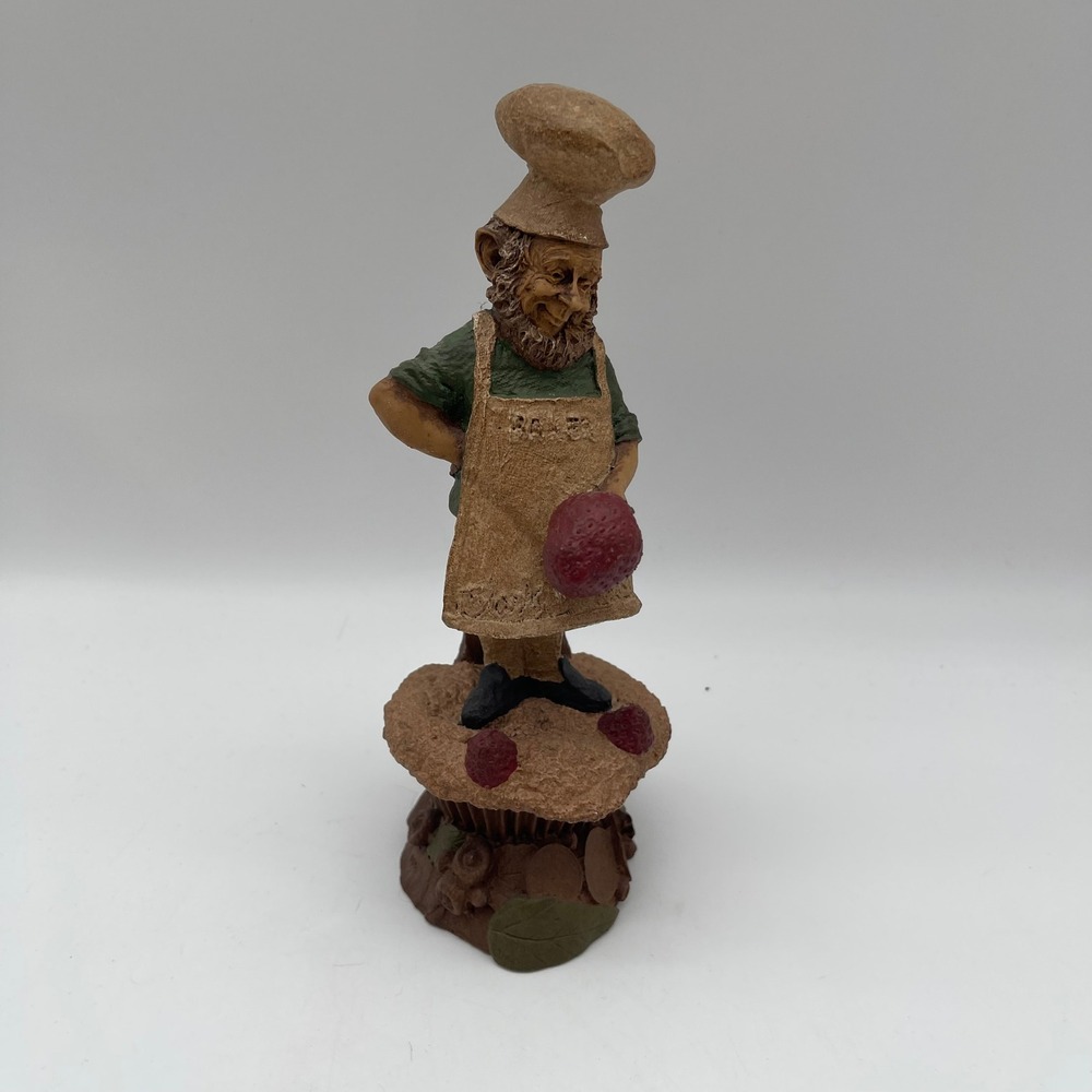 Tom Clark Cairn Studio Gnome Baker Leo 1987 SIGNED ORIG BOX & SALES TAG, COA 81